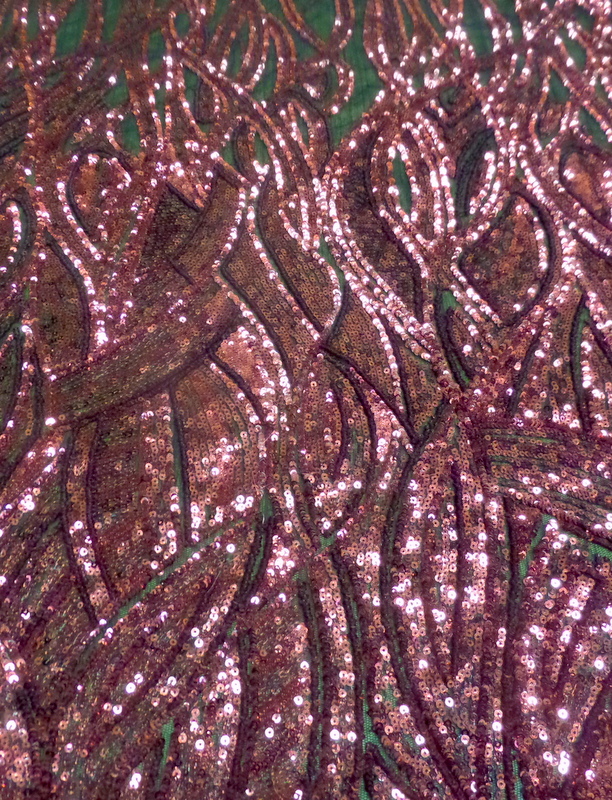 6.Black-Red Flame Sequins